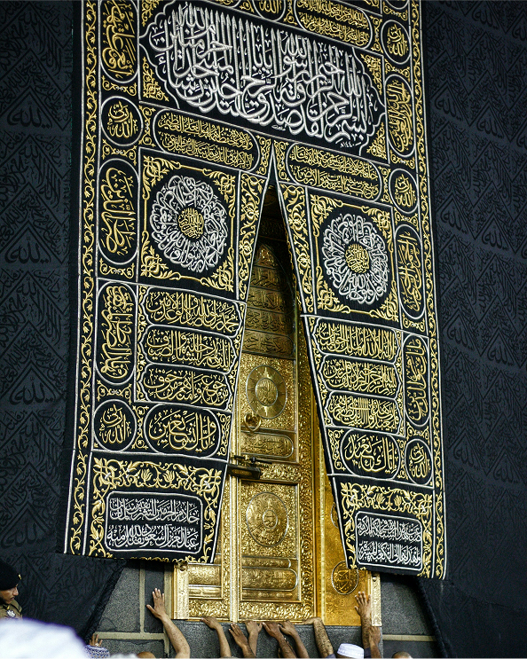 Abdurahman guiding pilgrims